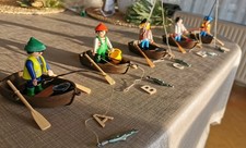 Playmobil Angler im Boot A, B