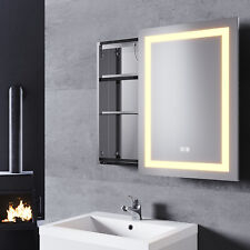 Edelstahl Spiegelschrank mit