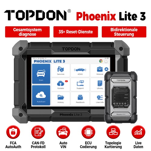 Topdon phoenix lite3 obd2 - topdon,