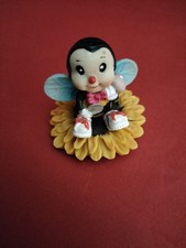 Biene auf Blüte Mini Figur als Mitbringsel Deko Geschenk