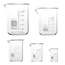 EMNIMQ 5stk Becherglas 100ml