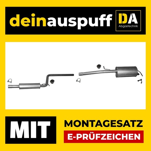 Auspuffanlage für caddy - auspuffanlage,