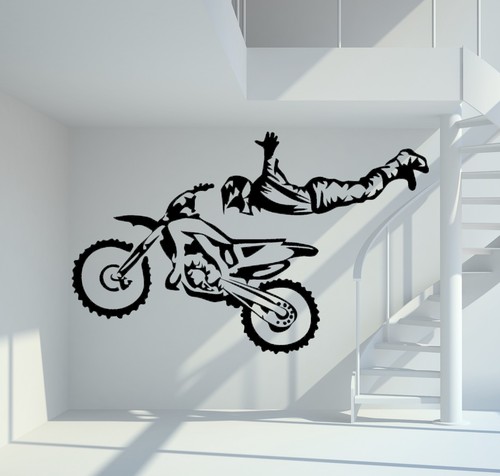 Wandtattoo freestyle motocross - wandtattoo,