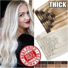 DICK 8 Haarteile Clip In 100%