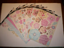 Kanban set 44teilig mit Anleitung für die Rose Basteln