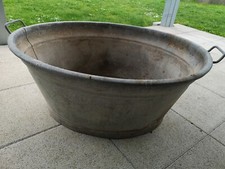 Zinkwanne 1 groß Gartendeko