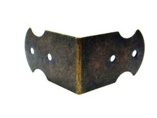 INWARIA Eckbeschlag 4 Stk. Möbelbeschlag Antikbeschlag Beschlag, C-070