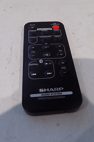 Sharp rrmcga322awsa audio - sharp,