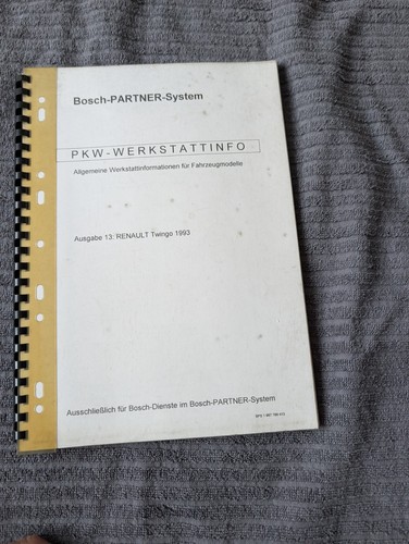 Bosch werkstatt handbuch - bosch,