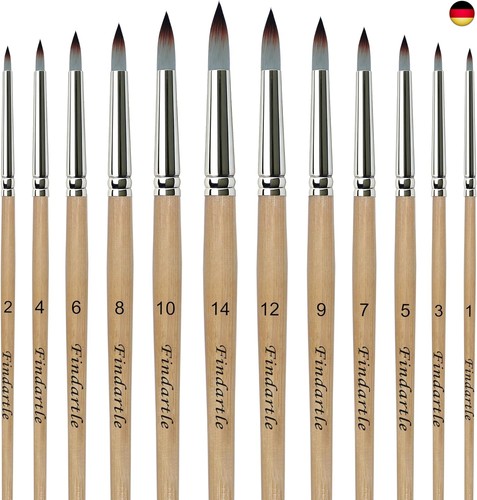 Aquarellpinsel set stück - aquarellpinsel,
