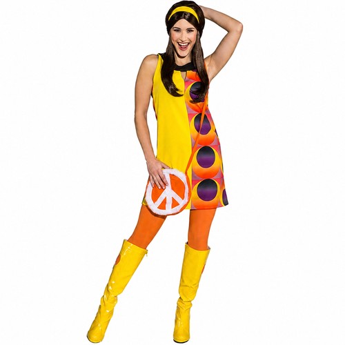 70er jahre disco kleid damen - 70er,