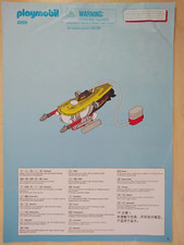 Playmobil Bauanleitung 4909 U-Boot , Tiefsee Tauchboot A4 , 8 Seiten