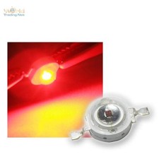 10 x Highpower LEDs 3W Rot, 3