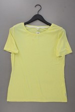 QS by s.Oliver T-Shirt Slim Shirt für Damen Gr. 48, XXL Kurzarm gelb aus Lyocell