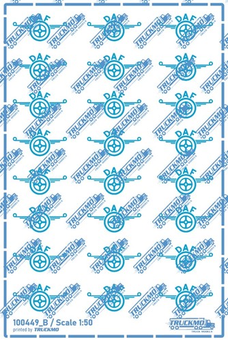 Truckmo decals daf logo - logo, 100449
