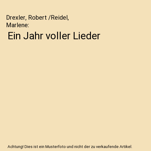 Ein jahr voller lieder - ein,