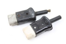 alter Gerätestecker für Steckdose Kabel Bakelit Stecker