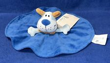 Schmusetuch Kik Hund blau rund