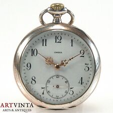 Omega Taschenuhr Silber 800