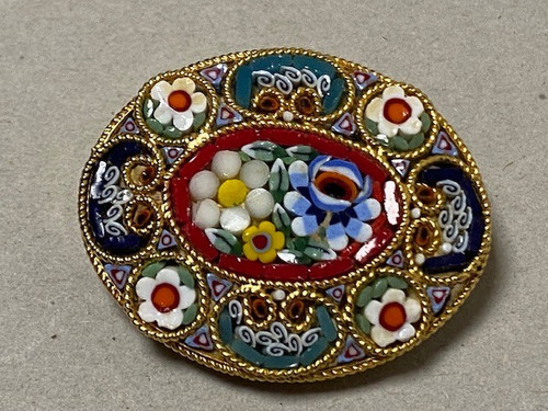 Brosche millefiori italien - brosche,