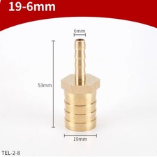 Messing Schlauchtülle Schlauchverbinder Schlauchstutzen Reduzierung 6mm - 20mm