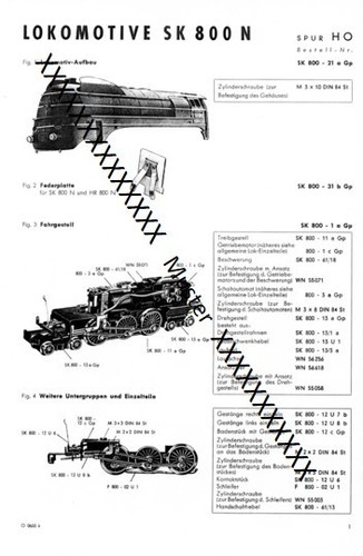 Märklin 800 zeichnung - 800, n