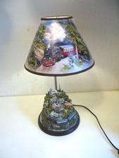 Bradford Exchange Tischlampe "Dampfromantik auf dem Brocken"