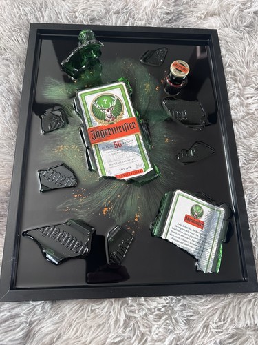 Broken bottle art - broken,