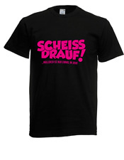 Herren T-Shirt Scheiss drauf