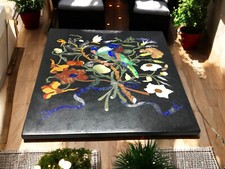 Schwarzer Marmor Quadratischer