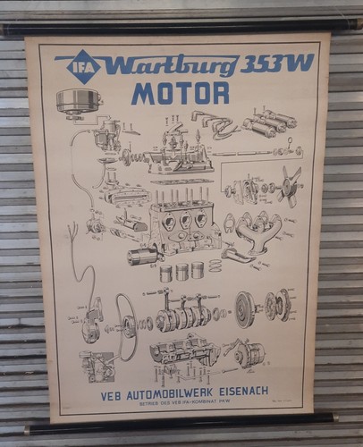 Rollkarte wartburg 353w motor - wartburg,