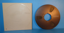 ReVox schwarze Alu Tonband- Spule NAB  26,5 cm mit ReVox Schuber #6504