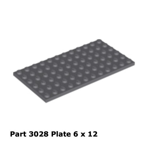 Lego platte 6x12 3028 neu - neu,