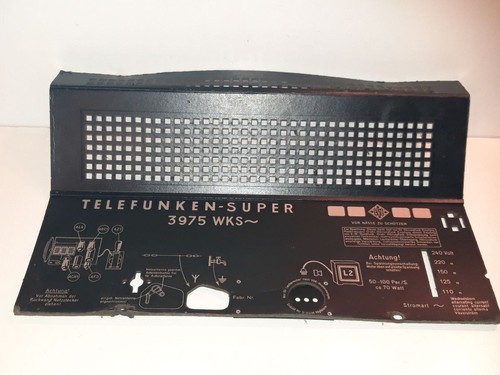Rückwand aus telefunken - rückwand,
