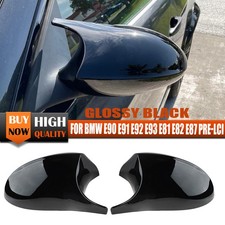 2x M3 Stil Spiegelkappe Gehäuse Schwarz Für BMW E90 E91 E92 E93 PRE-LCI 2005-09