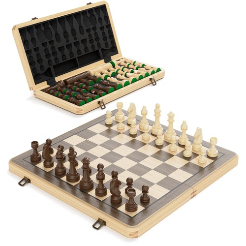 Schach und dame set cm - schach-, 38