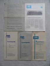 5x Anleitung PIKO Modellbahn