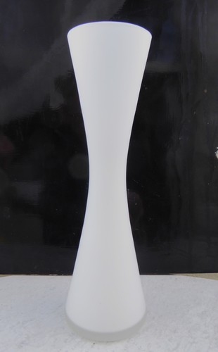 Glas vase 50er jahre - vase, opalglas