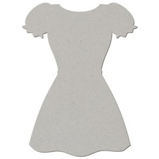 Pappe Dirndl V1 - Deko Basteln