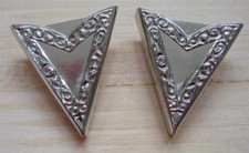 Kragenecken Collar Tips Floral Western Square Dance Line zum Schrauben