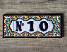 Keramik Hausnummer Zahlen