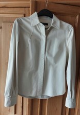 Arma Lederhemd wollweiß Gr38