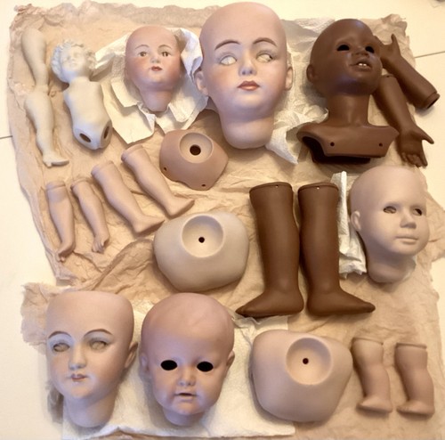 Konvolut puppenteile aus - puppenteile,