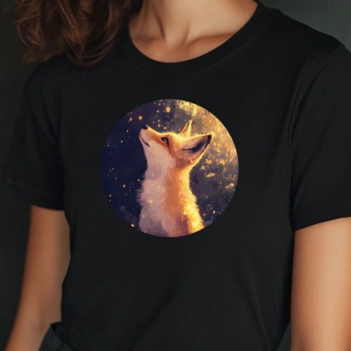 Shirt frauen fuchs - t-shirt, portrait