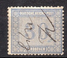 Deutsches Reich 13  mit Federzug