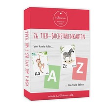Set tier buchstabenkarten - 26,
