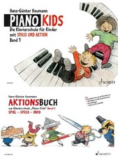 Klavierschule 1 + Aktionsbuch 1  - 2 Notenhefte für Kinder *NEU* Sonderpreis