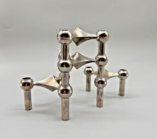 Stoff Nagel Quist 4er Set Kerzenhalter I skandinavisches Design 1960er Jahre