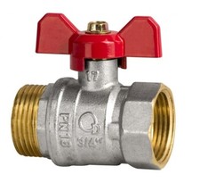 Kugelhahn mit Hebelgriff oder Flügel Auslaufhahn 1/2" 3/4" 1" 5/4" 6/4" 2"