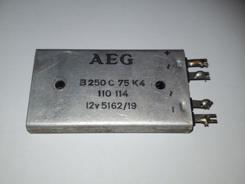 Gleichrichter aeg 250 75 - gleichrichter, c